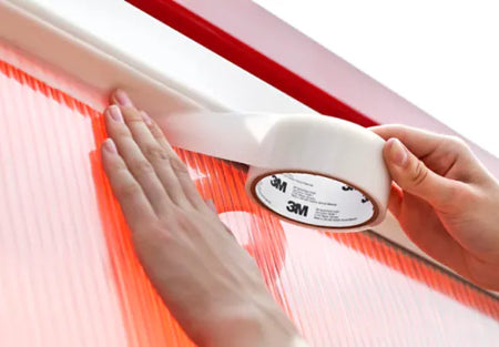 3M™ Extreme Afdichtingstape 4412N, Doorzichtig, 610 mm x 16.5 m, 2.0 mm