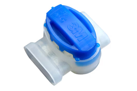 3M™ Scotchlok™ IDC Connector 314, zelfstrippend, Blauw, 0.5 - 1.5 mm², 50 per zakje, 500 /Geval