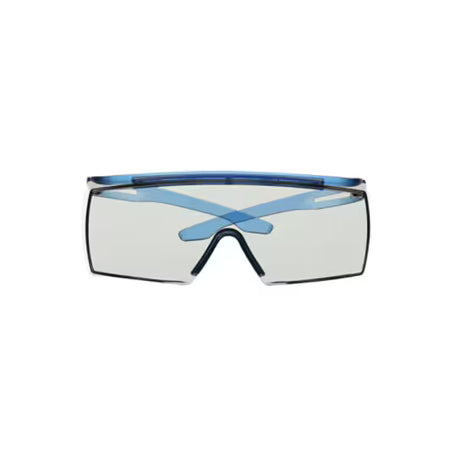 3M™ SecureFit™ 3700 Overzetbril, blauwe veren, Scotchgard™ anticondens (K&N), lichtgrijze lens voor binnen/buiten, SF3707SGAF-BLU-EU, 20/doos