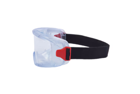 3M™ GoggleGear™ Ruimzichtbril 3000-serie, PVC-montuur, heldere AF-lens, stoffen band, GG3001-AF EU