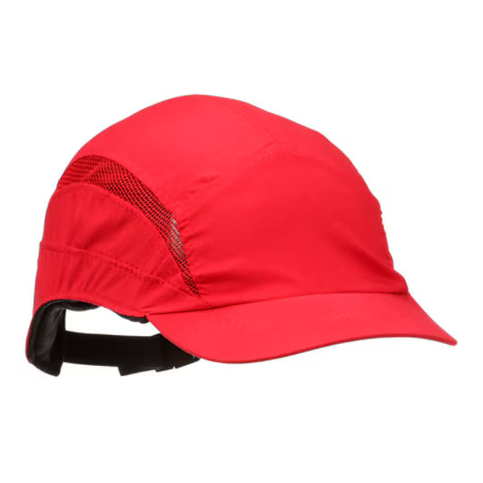 3M™ First Base™ 3 Stootpet 2030616, Classic rood, korte klep, 55 mm, aangepast