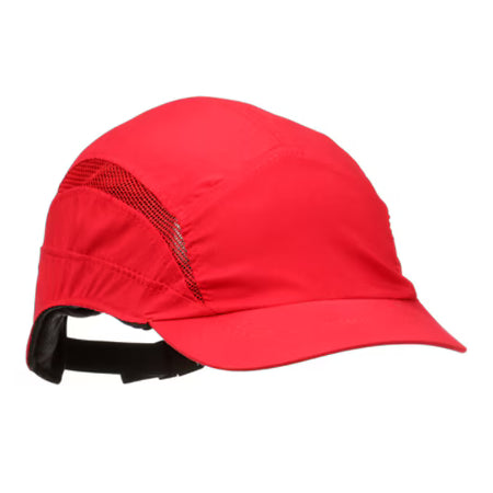 3M™ First Base™ 3 Stootpet 2030616, Classic rood, korte klep, 55 mm, aangepast