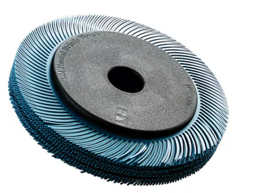 Scotch-Brite™ Radial Bristle Brush BB-ZB met adapter, Type C, 194 mm x 25 mm x 32 mm, P120