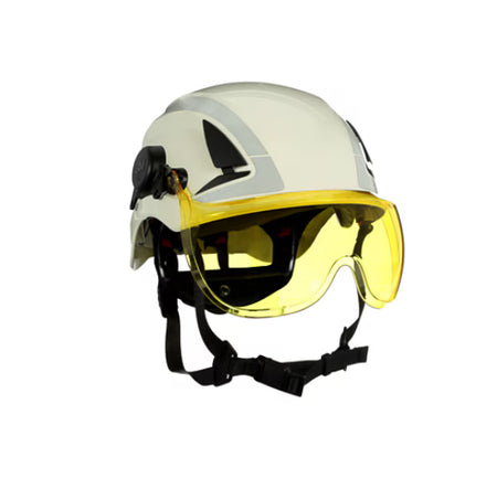 3M™ SecureFit™ Kort vizier voor X5-serie Veiligheidshelm, X5000 en X5500, amber anti-condens krasbestendig polycarbonaat, X5-SV03-CE