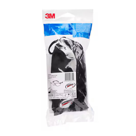 3M™ Solus™ 1000 Veiligheidsbril, groen/zwart montuur, Scotchgard™ condenswerende en krasbestendige coating (K&N), amberkleurige lenzen, S1203SGAF-EU, 20/doos
