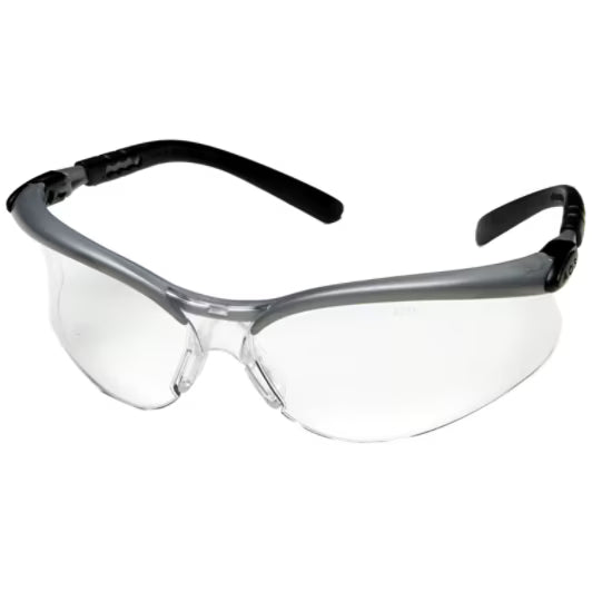 3M™ BX™ Veiligheidsbrillen, grijs montuur, krasbestendig/anticondens, heldere lens, 11380-00000