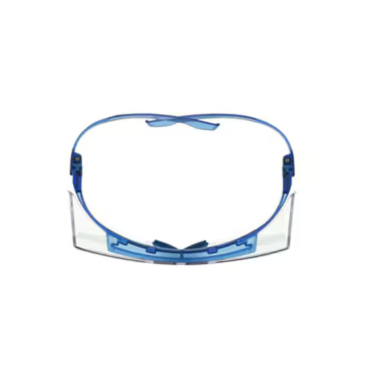 3M™ SecureFit™ 3700 Overzetbril, blauwe veren, Scotchgard™ anticondens (K&N), transparante lens, SF3701SGAF-BLU-EU, 20/doos