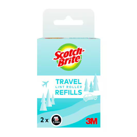 Navullingen voor de Scotch-Brite™ Travel pluizenkleefroller