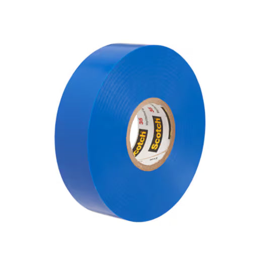 Scotch® 35 Vinyl Electro-Isolatieband, Blauw, 19 mm x 20 m, 0,18 mm