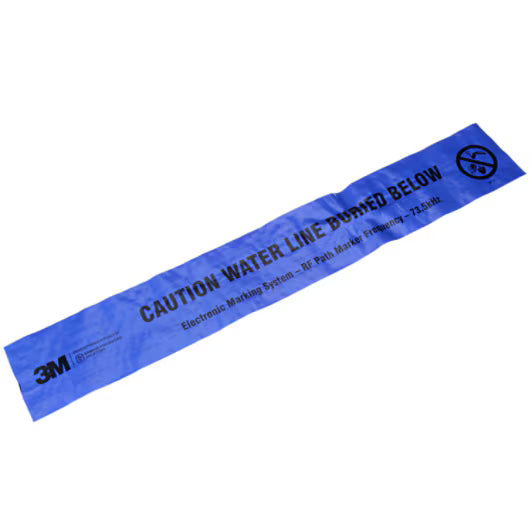 3M™ EMS-waarschuwingstape (Electronic Marking System) 7903, blauw, 152 mm, water, 152 m rol, 1 rol/doos