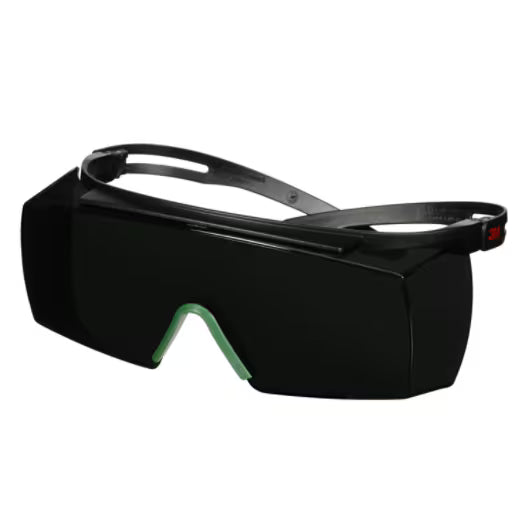 3M™ SecureFit™ 3700 Overzetbril, zwarte veren, krasbestendige, IR 5.0 grijze lens, SF3750AS-BLK, 20/doos
