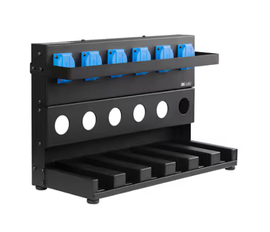 3M™ Acculader voor Adflo™ motoraangedreven ademhalingssysteem, 6 stations, EU, 833706