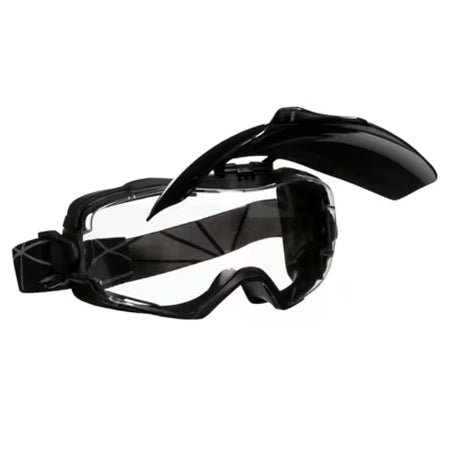 3M™ GoggleGear™ 6000 Ruimzichtbril, Scotchgard™ condenswerende en krasbestendige coating (K&N), heldere lens, met opklapbare grijze IR5 bedekkingslens, GG6001SGAF-IR5, 10/doos