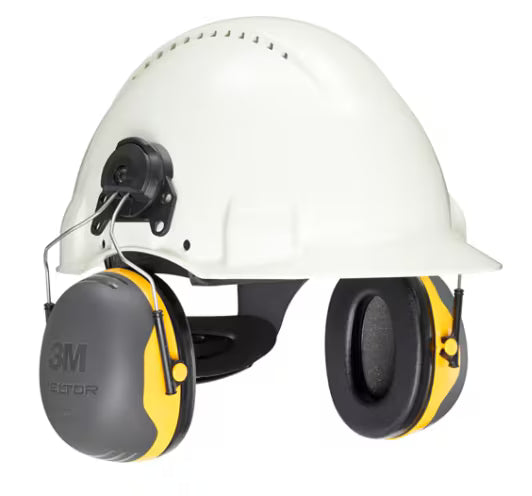 3M™ PELTOR™ Gehoorkappen, geel, helmbevestiging, X2P3