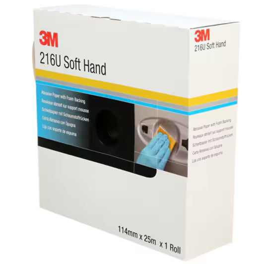 3M™ Soft Hand schuurrol 216U, 114 mm x 25 m, P320, 50335
