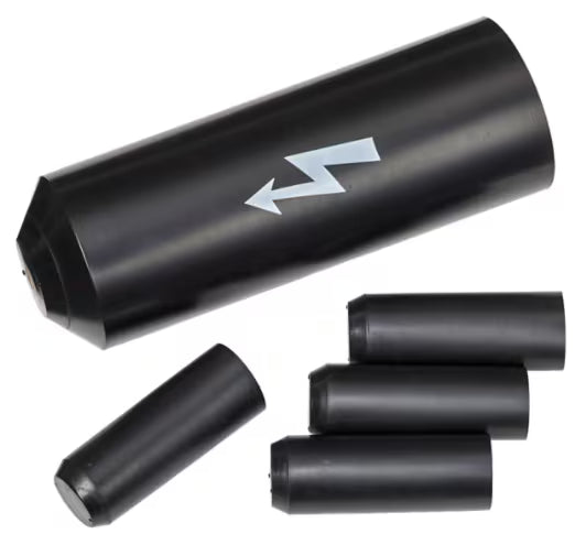 3M™ SKE S/2+3 Spanningsbestendige Warmtekrimpeindkap, Zwart, 4x 35 - 150 mm²