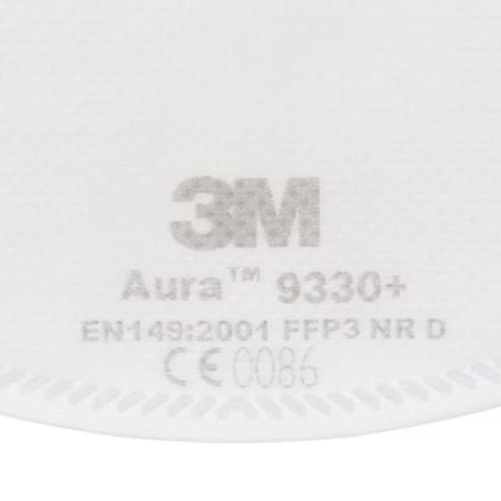 3M™ Aura™ Stofmasker, FFP3, zonder ventiel, 9330+