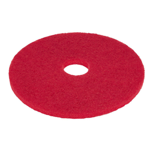 Scotch-Brite™ Vloerpads, Rood, 254 mm, 5/Doos