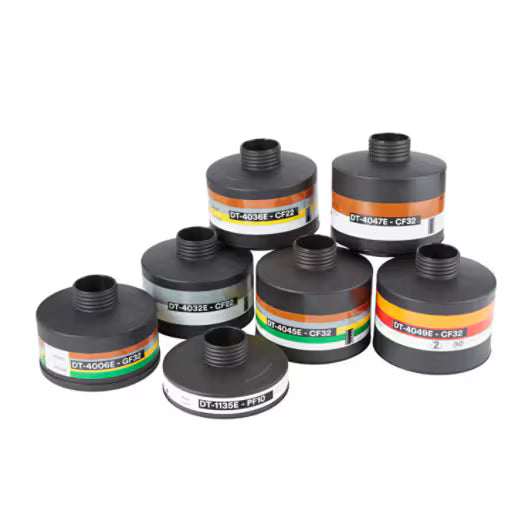 3M™ Gas/damp-patroon en deeltjesfilter met DIN-schroefdraad CF32 A2B2E2K2HgP3 R D, DT-4046E