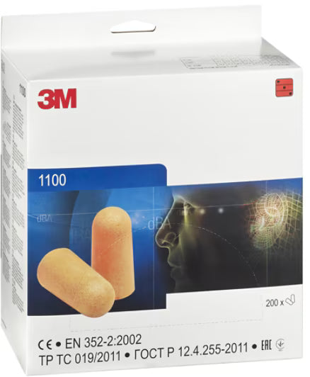 3M™ Oordoppen, zonder koord, 1100