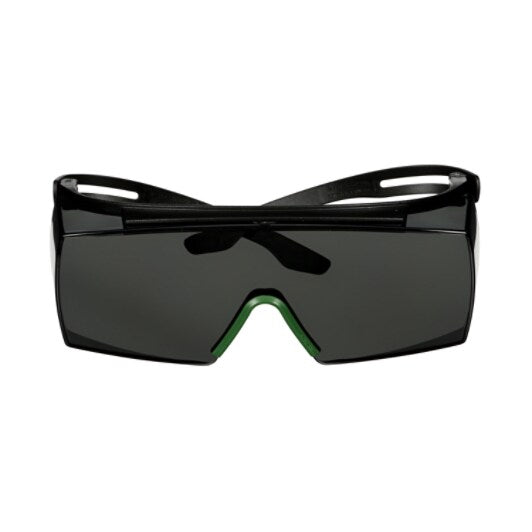 3M™ SecureFit™ 3700 Overzetbril, zwarte veren, krasbestendige, IR 3.0 grijze lens, SF3730AS-BLK, 20/doos