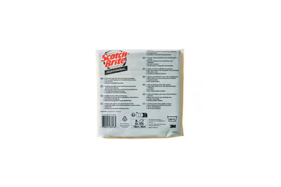 Scotch-Brite™ High Performance Microvezeldoek 2010, Geel, 360 mm x 360 mm, 5/Pak, 10 Pak/Doos