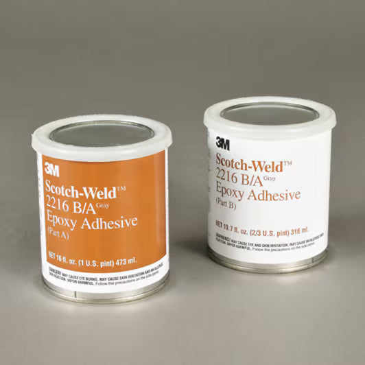 3M™ Scotch-Weld™ Epoxylijm 2216, Grijs, Component B/A, 59 ml