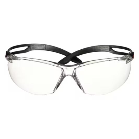 3M™ SecureFit™ 500 Veiligheidsbril, zwart montuur, antikras+ (K), heldere lenzen, SF501ASP-BLK-EU, 20/doos