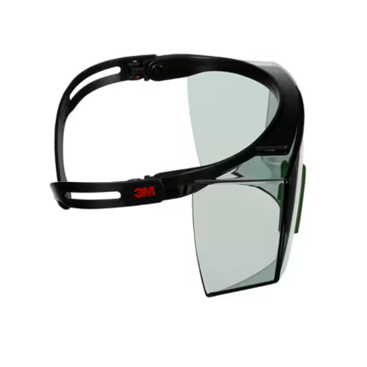 3M™ SecureFit™ 3700 Overzetbril, zwarte veren, krasbestendige, IR 1.7 grijze lens, SF3717AS-BLK, 20/doos