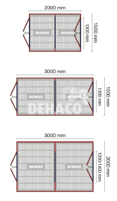 Binkee Panel materiaalsluis 150 cm
