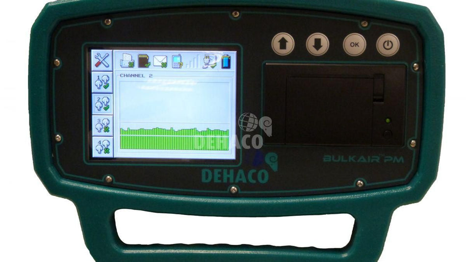 Bulk Air onderdrukregistratie monitor 4 kanalen