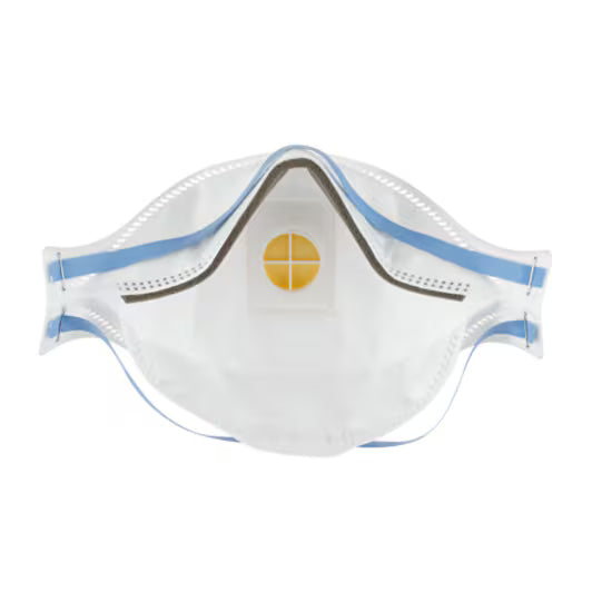 3M™ Aura™ Stofmasker voor handmatig en machinaal schuren 9322+, FFP2, ventiel, 5/pak