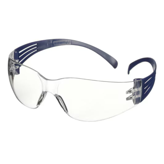 3M™ SecureFit™ 100 Veiligheidsbril, blauw montuur, krasbestendige, heldere lenzen, SF101AS-BLU-EU, 20/doos