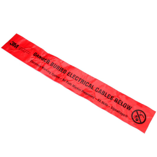 3M™ EMS-waarschuwingstape (Electronic Marking System) 7902, rood, 152 mm, voeding, 152 m, 1 doos/verpakking