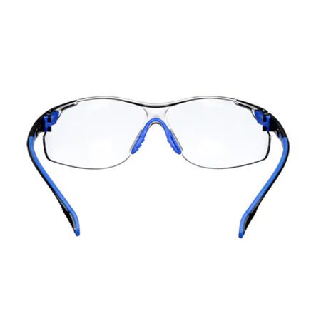 3M™ Solus™ 1000 Veiligheidsbril, blauw/zwart montuur, Scotchgard™ condenswerende en krasbestendige coating (K&N), lichtgrijze lenzen voor binnen en buiten, S1107SGAF-EU, 20/doos