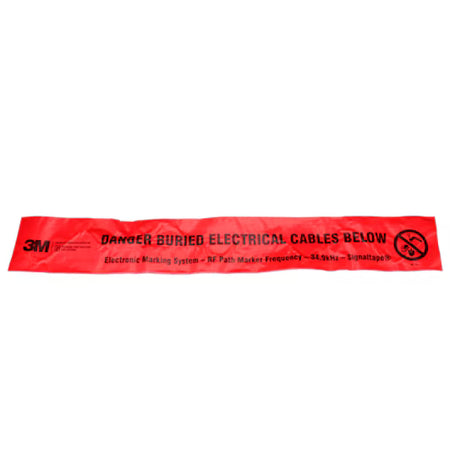 3M™ EMS-waarschuwingstape (Electronic Marking System) 7902, rood, 152 mm, voeding, 152 m, 1 doos/verpakking