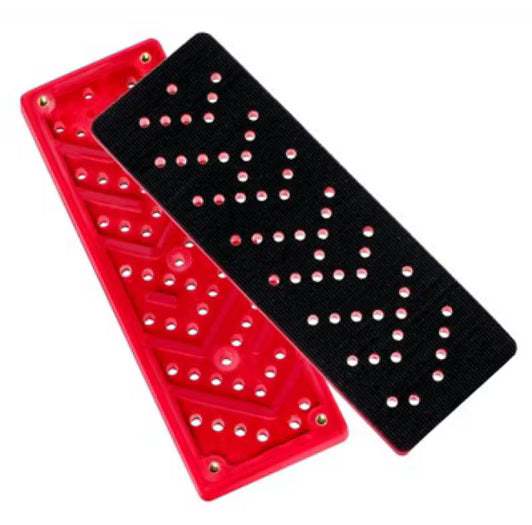 3M™ Hookit™ Clean Sanding steunschijf, 28531, rood, 70 mm x 198 mm x 12.7 mm, 33 gaten