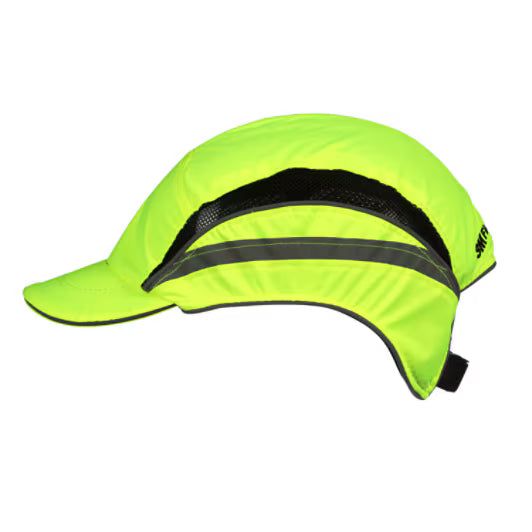3M™ First Base™ 3 Stootpet 2021866, Classic, hi-viz, geel, korte klep, 55 mm, aangepast