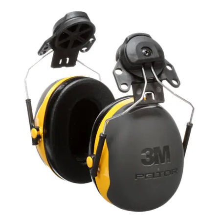 3M™ PELTOR™ Gehoorkappen, geel, helmbevestiging, X2P3