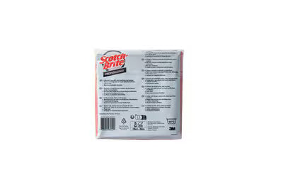 Scotch-Brite™ High Performance Microvezeldoek 2010, Rood, 360 mm x 360 mm, 5/Pak, 10 Pak/Doos