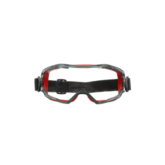 3M™ GoggleGear™ 6000 Ruimzichtbril, rode afdichtingsrand, Scotchgard™ condenswerende en krasbestendige coating (K&N), heldere lens, GG6001SGAF-RED-EU, 10/doos