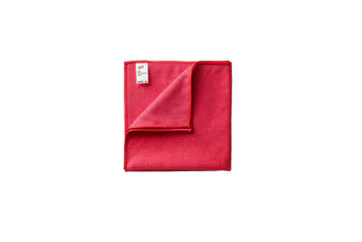 Scotch-Brite™ High Performance Microvezeldoek 2010, Rood, 360 mm x 360 mm, 5/Pak, 10 Pak/Doos