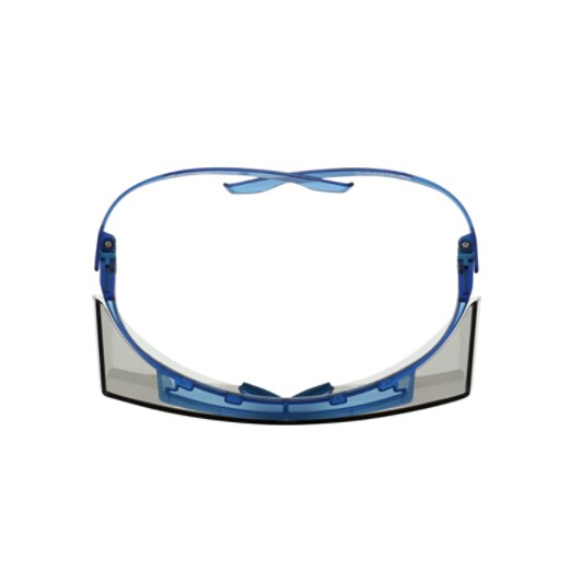 3M™ SecureFit™ 3700 Overzetbril, blauwe veren, Scotchgard™ anticondens (K&N), lichtgrijze lens voor binnen/buiten, SF3707SGAF-BLU-EU, 20/doos