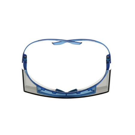 3M™ SecureFit™ 3700 Overzetbril, blauwe veren, Scotchgard™ anticondens (K&N), lichtgrijze lens voor binnen/buiten, SF3707SGAF-BLU-EU, 20/doos