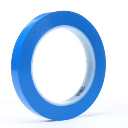 3M™ Vinyl Tape 471, Blauw, 6mm x 33m, 0.14 mm