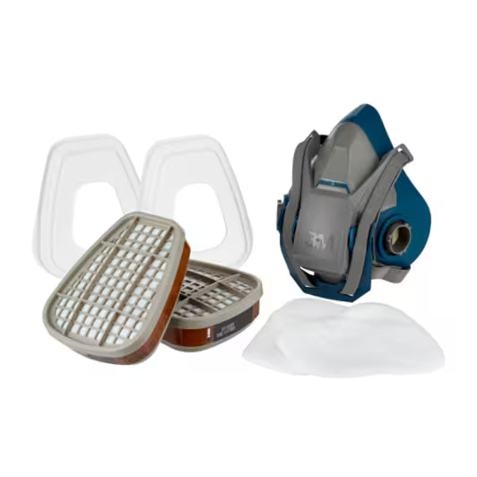 3M™ Stofmasker voor verfspuiten 6502QL, A2P3, 1 set