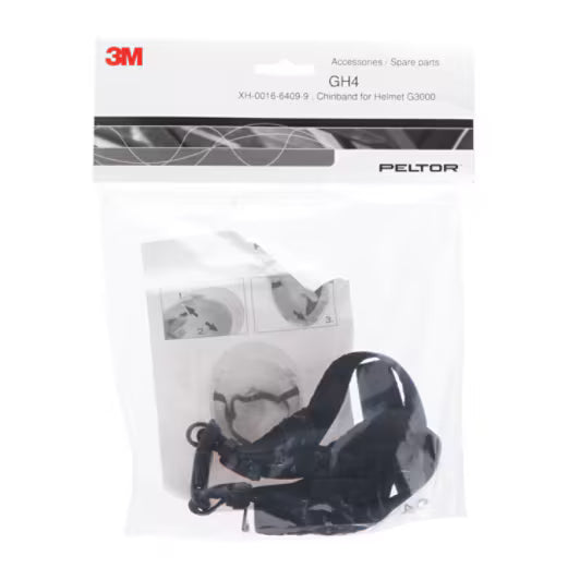3M™ Veiligheidshelm Kinband voor Veiligheidshelm serie G3000, 3-punts, GH4