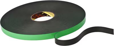 3M™ Dubbelzijdige Schuimtape 9508B, Zwart, 1500 mm x 66 m, 0.8 mm