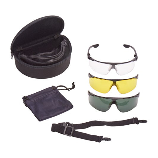 3M™ Maxim™ TacPack Veiligheidsbrillen DX, heldere/amberkleurige/grijze lens, 13204-99999