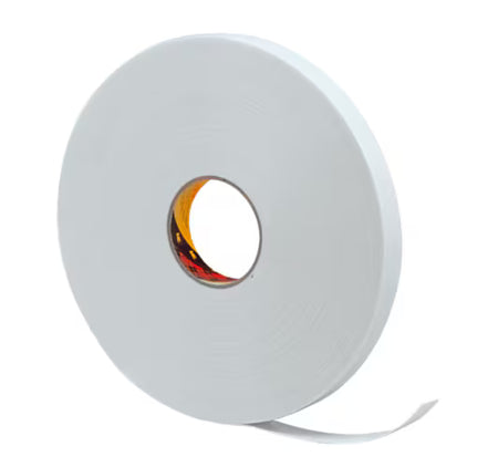 3M™ Dubbelzijdige Schuimtape 9528, Wit, 1220 mm x 66 m, 0.8 mm